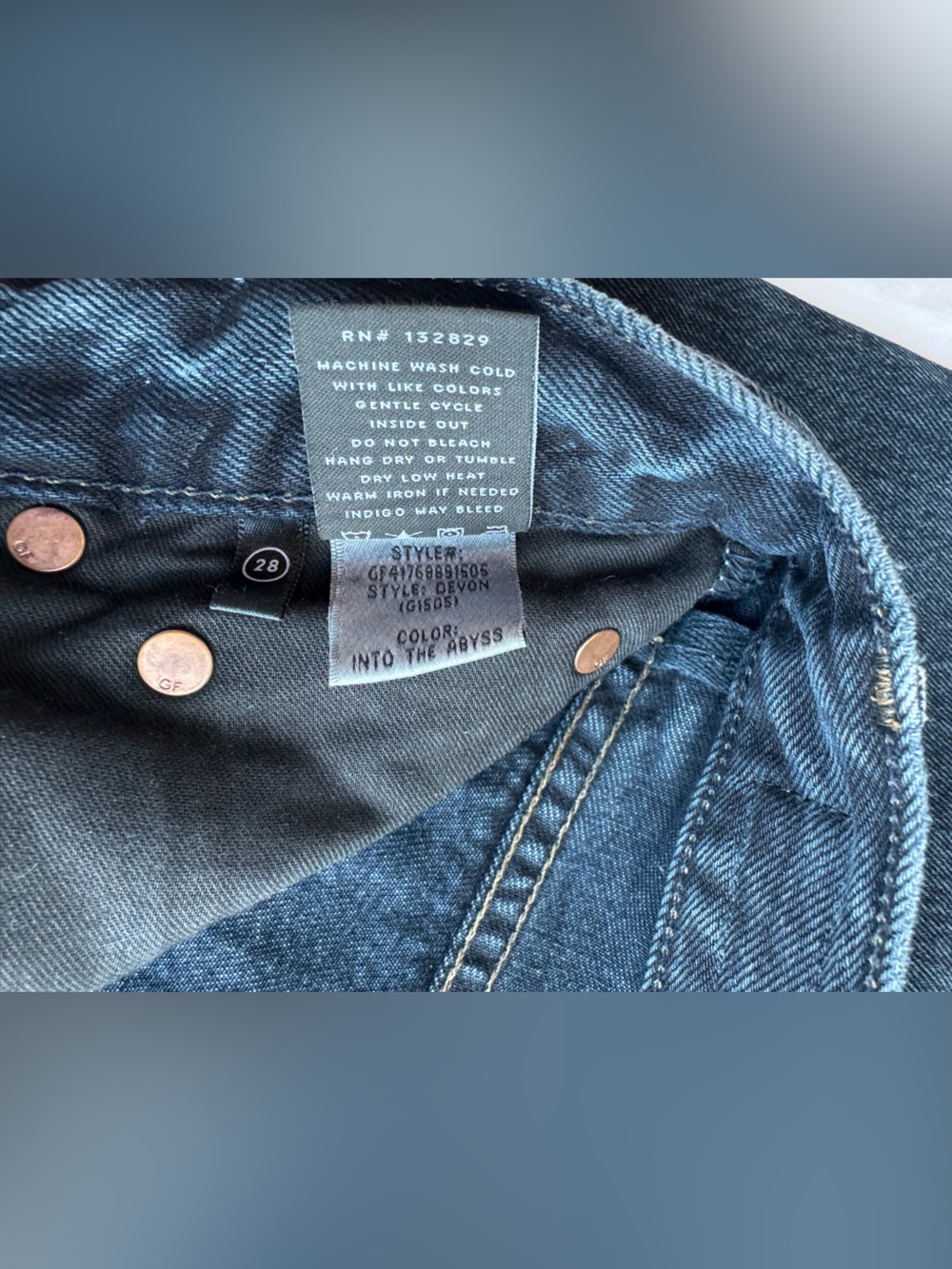 GRLFRND Devon High Rise Boyfriend Jeans Into The Abyss 28 - Picture 9 of 15